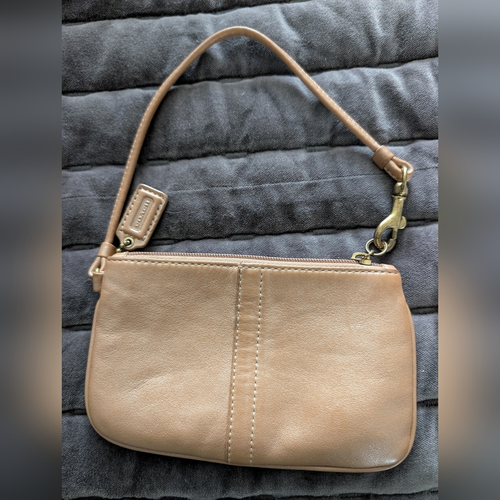 Coach Small Gold Wristlet